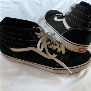 Worn condition high top Vans SZ 12